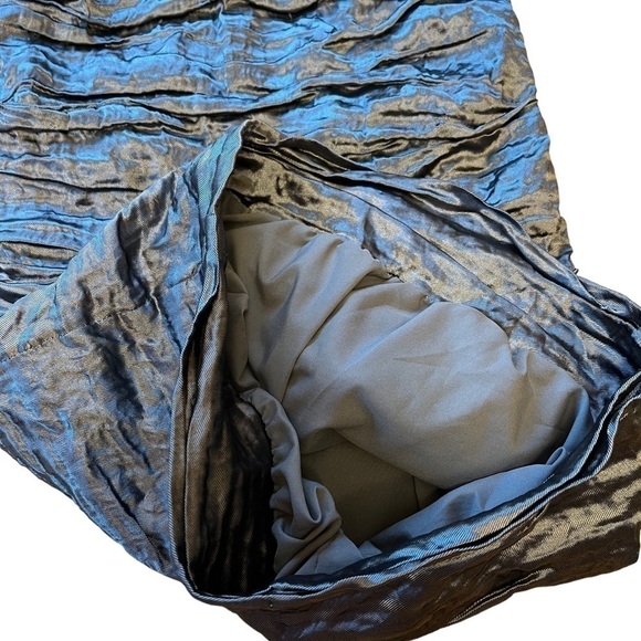 𝅺NICOLE Miller Ruched Cap Sleeve Dress EUC - Picture 9 of 11